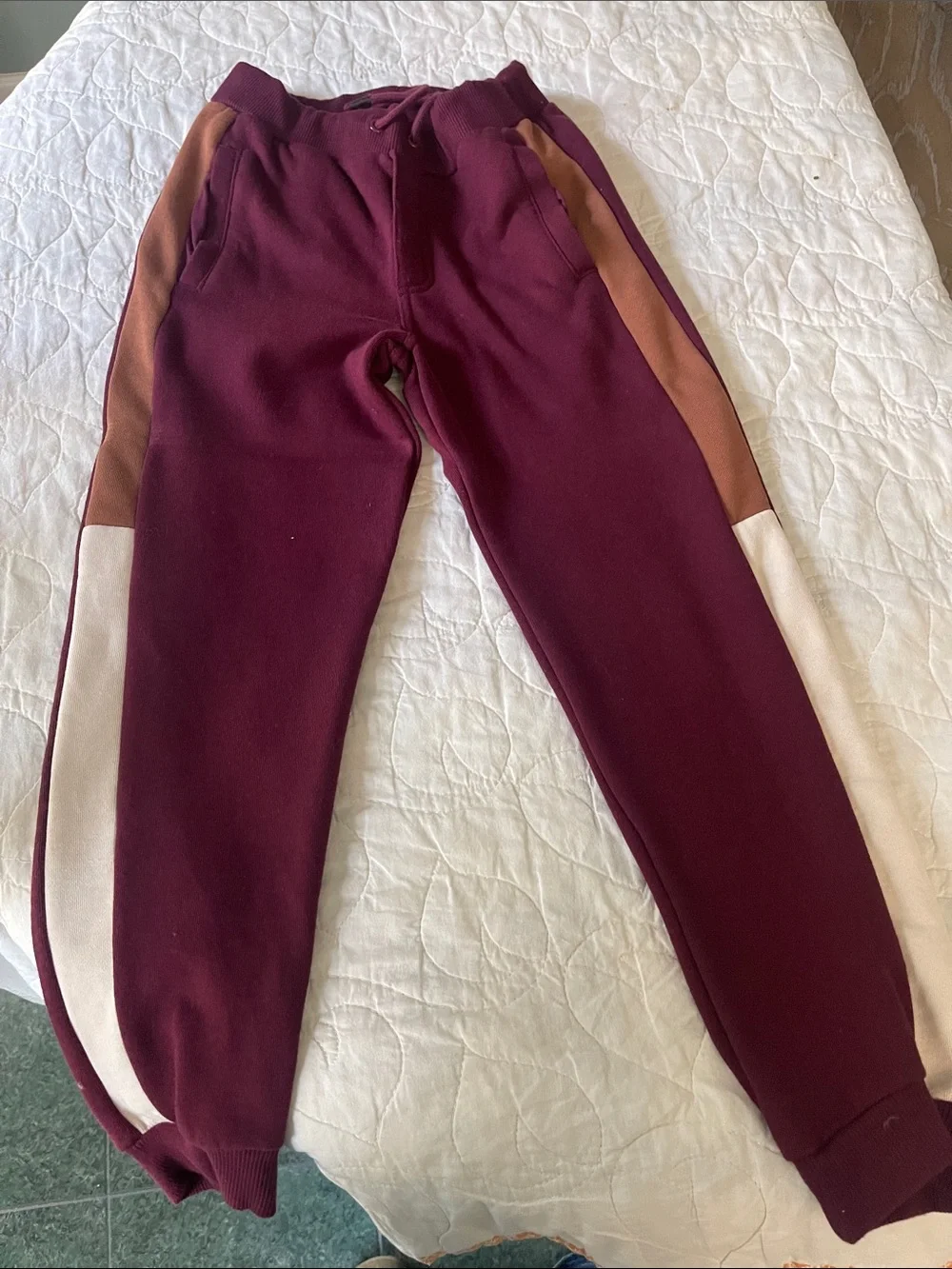 Gymboree Maroon & Rust Hoodie Sweatshirt and pants Set